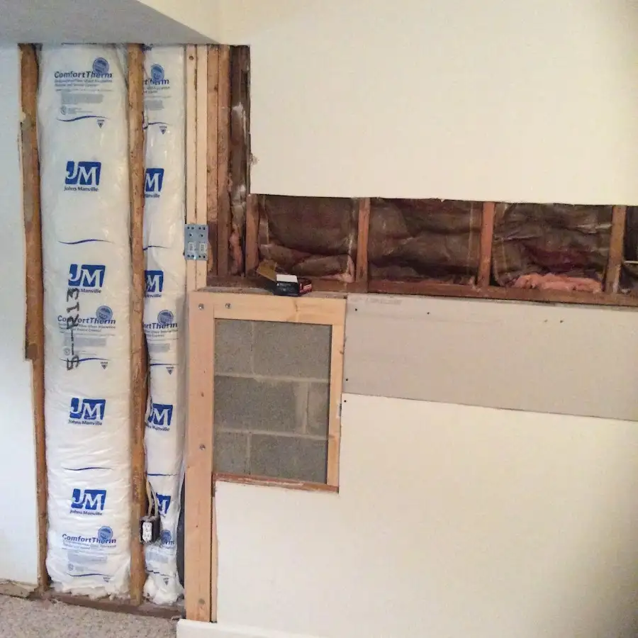 Wall insulation replacement during Odor Removal & Deodorization in Hagerstown